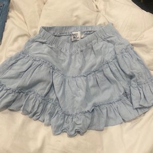 Princess Polly Blue flowy skirt